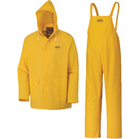 577 3-Piece Rain Suit, Polyester/PVC, 5X-Large, Yellow Maritime Industrial Rubber