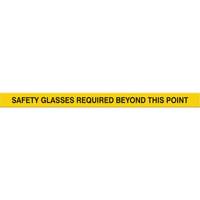 Marqueur robuste pour le sol Tough-Mark, Rectangle, 48" lo x 2" la, Jaune, Poly&eacute;thyl&egrave;ne Maritime Industrial Rubber