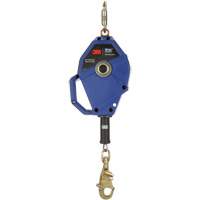 Cordage de s&eacute;curit&eacute; autor&eacute;tractable avec verrouillage intelligent, 20', Acier galvanis&eacute;, Pivotant Maritime Industrial Rubber