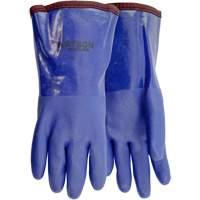 Frost Free Gloves, Size X-Large, 12" L, PVC, Fleece/Acrylic Inner Lining, Winter Weight Maritime Industrial Rubber