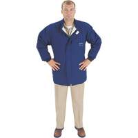 Veste de protection contre l'arc &eacute;lectrique, Moyen, Bleu, 40 cal/cm² Maritime Industrial Rubber