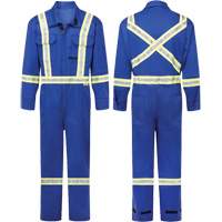 Combinaisons ignifuges 7 oz Avenger, Taille 38 (grand taille), Bleu royal Maritime Industrial Rubber