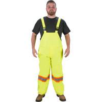RZ1000 Rain Bib Pants, Polyester, Small, High Visibility Lime-Yellow Maritime Industrial Rubber