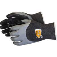 Double-Dipped Cut-Resistant Gloves, Size 5, 18 Gauge, Foam Nitrile Coated, TenActiv Shell, ASTM ANSI Level A4 Maritime Industrial Rubber