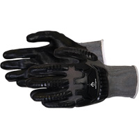 Dexterity&reg; Impact-Resistant Work Gloves, Small, Synthetic Palm, Knit Wrist Cuff Maritime Industrial Rubber