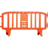 Barricade Movit, Emboîtables, 78" lo x 39" h, Orange Maritime Industrial Rubber