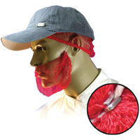 Filets &agrave; barbe jetables, Polypropyl&egrave;ne, Rouge Maritime Industrial Rubber