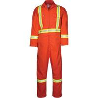 Combinaison non doubl&eacute;e Westex UltraSoft, Taille Moyen (grande taille), Orange, 8,7 cal/cm² Maritime Industrial Rubber
