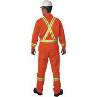 Combinaison non doubl&eacute;e haute visibilit&eacute;, Taille Petit, Orange Maritime Industrial Rubber