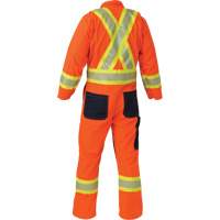 Combinaison ind&eacute;chirable, Petit, Orange haute visibilit&eacute; Maritime Industrial Rubber