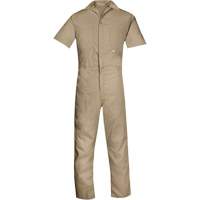 Short-Sleeved Coveralls, Men's, Tan, Size 4X-Large Maritime Industrial Rubber