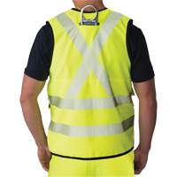 Veste antid&eacute;chirure pour arpenteur, Jaune lime haute visibilit&eacute;, Petit, Polyester Maritime Industrial Rubber