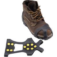 Anti-Slip Spark-Proof Ice Cleats, Brass, Stud Traction, Medium Maritime Industrial Rubber