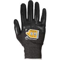 Ultrafine Composite Filament Fiber Knit Gloves, Size 5, 18 Gauge, Foam Nitrile Coated, TenActiv Shell, ASTM ANSI Level A4 Maritime Industrial Rubber