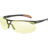 Lunettes de s&eacute;curit&eacute; Prot&eacute;g&eacute; avec lentilles HydroShield, Lentille Ambr&eacute;e, Antibu&eacute;e/Anti-&eacute;gratignures, ANSI Z87+ Maritime Industrial Rubber