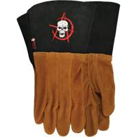 263AW What The Buck Welding Gloves, Split Deerskin, Size 7 Maritime Industrial Rubber