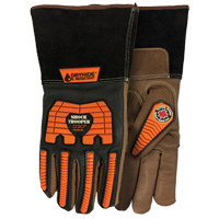 5785G Shock Trooper Gloves, X-Small, Goatskin Palm, Gauntlet Cuff Maritime Industrial Rubber