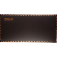 Tapis anti-fatigue pour travail debout, Lisse, 18" x 36" x 1", Noir, Caoutchouc Maritime Industrial Rubber