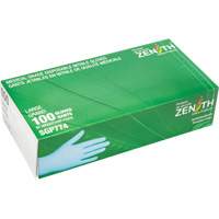 Puncture-Resistant Medical-Grade Disposable Gloves, Large, Nitrile, 4.5-mil, Powder-Free, Blue, Class 2 Maritime Industrial Rubber