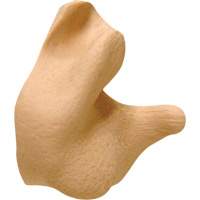Custom Molded Earplugs, Uncorded, Pair - Retail Box, 26 dB NRR, One-Size Maritime Industrial Rubber