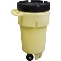 Contenant sur roues Poly-Spillpack, 50 gal. US, Mobile Maritime Industrial Rubber
