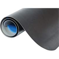 Tapis antimicrobiens WD Elegance, Lisse, 2' x 3' x 9/16", Noir, Vinyle Maritime Industrial Rubber