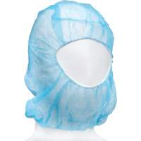 Disposable Hood, Polypropylene, Blue Maritime Industrial Rubber