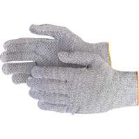 Sure Knit Cut Resistant Composite Gloves, Size 2X-Small, 13 Gauge, Stainless Steel/Dyneema&reg; Shell, ANSI/ISEA 105 Level 4/ASTM ANSI Level A5 Maritime Industrial Rubber