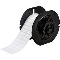 &eacute;tiquettes pour laboratoire r&eacute;sistant aux produits chimiques de s&eacute;rie B33, Polyester, 1" lo x 0,375" h, Blanc Maritime Industrial Rubber