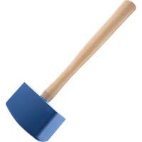 Ergotech Soft Anti-Impact Mallet, Wood Handle, 12-1/2" L Maritime Industrial Rubber