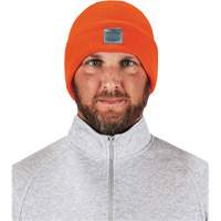 N-Ferno&reg; Rib Knit Beanie Hat, One Size, Orange Maritime Industrial Rubber