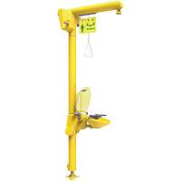 Halo Heat Trace Shower & Eye/Face Wash Unit, Pedestal Maritime Industrial Rubber