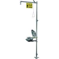 Halo Shower & Eye/Face Wash Unit, Pedestal Maritime Industrial Rubber