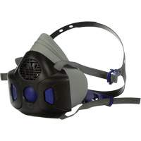 Secure Click HF-800 Series Half Facepiece Reusable Respirator, Silicone, Large Maritime Industrial Rubber