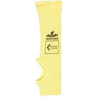 Manchon simple de s&eacute;curit&eacute; r&eacute;sistant &agrave; la coupure Cut Pro, Kevlar, 10", ASTM ANSI niveau A2, Jaune Maritime Industrial Rubber