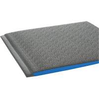 Tapis ergonomiques Wear-Bond Comfort-King, Rugueux, 3' x 5' x 9/16", Gris, Mousse de vinyle Maritime Industrial Rubber