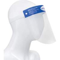 Disposable Faceshield with Head Gear, PET Maritime Industrial Rubber