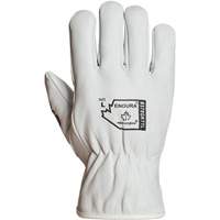 Gants de conducteur doubl&eacute;s pour l'hiver Endura, T-Grand, Paume en Cuir fleur de ch&egrave;vre, Thinsulate Maritime Industrial Rubber