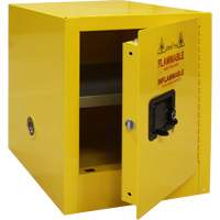 Flammable Storage Cabinet, 4 gal., 1 Door, 17" W x 22" H x 18" D Maritime Industrial Rubber