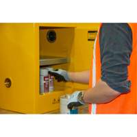 Flammable Storage Cabinet, 4 gal., 1 Door, 17" W x 22" H x 18" D Maritime Industrial Rubber
