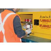 Flammable Storage Cabinet, 12 gal., 2 Door, 43" W x 18" H x 18" D Maritime Industrial Rubber