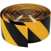 ArmorStripe&reg; Ultra Durable Floor Tape, 4" x 100', PVC, Black and Yellow Maritime Industrial Rubber