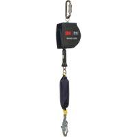 Cordage de s&eacute;curit&eacute; autor&eacute;tractable allong&eacute; Nano-Lok, 15', Acier inoxydable, Pivotant Maritime Industrial Rubber