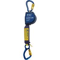 Cordage de s&eacute;curit&eacute; autor&eacute;tractable allong&eacute; Nano-Lok, 10', Dyneema, Pivotant Maritime Industrial Rubber
