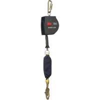 Cordage de s&eacute;curit&eacute; autor&eacute;tractable allong&eacute; Nano-Lok, 15', Acier galvanis&eacute;, Pivotant Maritime Industrial Rubber