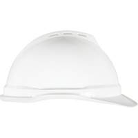 Casque de s&eacute;curit&eacute; V-Gard 500, R&eacute;pond aux normes CSA type 1, Suspension Rochet, Ventil&eacute; Maritime Industrial Rubber