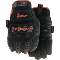 Gants de travail r&eacute;sistants aux coupures The Breakdown, Taille Petit, Enveloppe en Aramide/Polyester/Acier inoxydable, ASTM ANSI niveau A5 Maritime Industrial Rubber