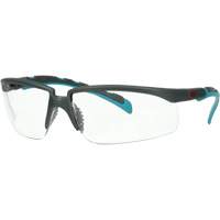 Solus 2000 Series Safety Glasses, Clear Lens, Anti-Fog/Anti-Scratch, ANSI Z87+ Maritime Industrial Rubber