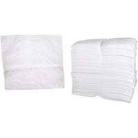 Petroleum Sorbent Pads, Oil Only, 19" x 17", 38.7 gal. Absorbancy Maritime Industrial Rubber