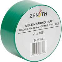 Ruban pour marquage d'all&eacute;es, 2" x 108', PVC, Vert Maritime Industrial Rubber